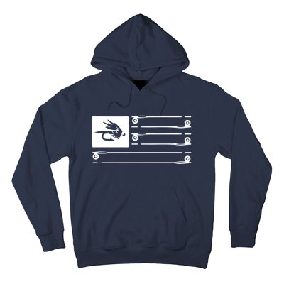 Fly Fishing Flag Hoodie