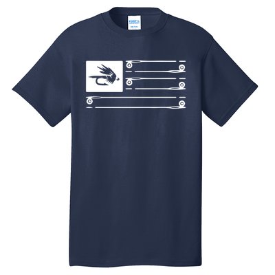 Fly Fishing Flag Tall T-Shirt