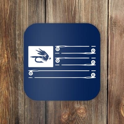 Fly Fishing Flag Coaster