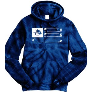 Fly Fishing Flag Tie Dye Hoodie