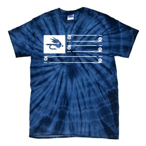 Fly Fishing Flag Tie-Dye T-Shirt