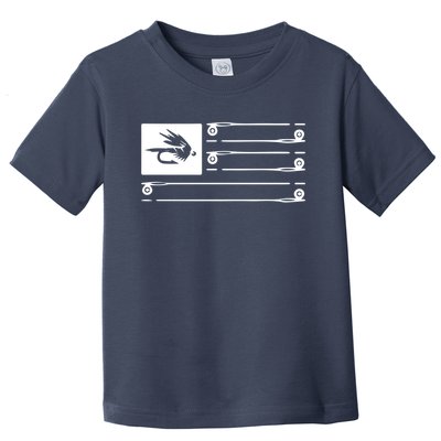 Fly Fishing Flag Toddler T-Shirt