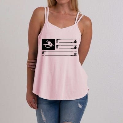 Fly Fishing Flag Women's Strappy Tank