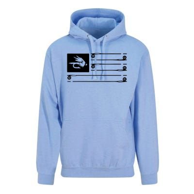 Fly Fishing Flag Unisex Surf Hoodie