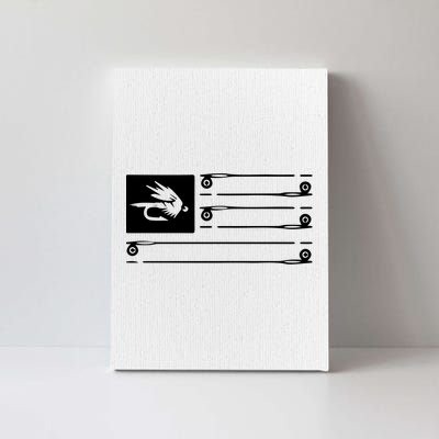 Fly Fishing Flag Canvas