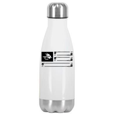 Fly Fishing Flag Stainless Steel Insulated Water Bottle