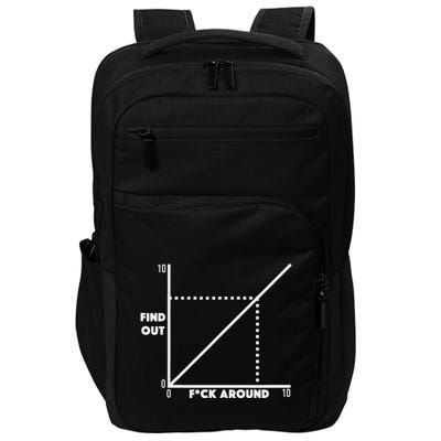 Funny Fa&Fo F Around And Find Out Diagram Graph Impact Tech Backpack