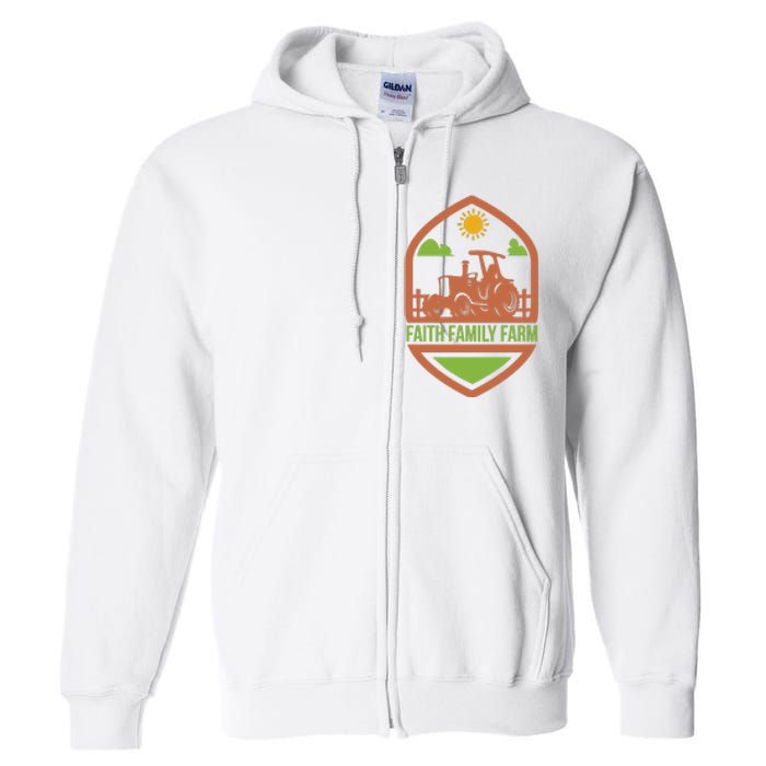 Faith Family Farm Full Zip Hoodie