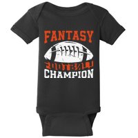 Football Funny Fantasy Football Champion Draft Legends Baby Bodysuit