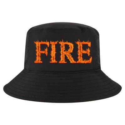 Flaming Fire Cool Comfort Performance Bucket Hat