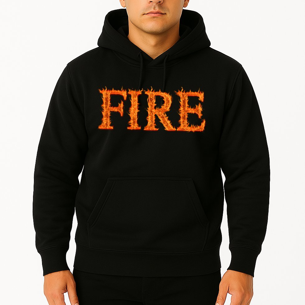 Flaming Fire Hoodie