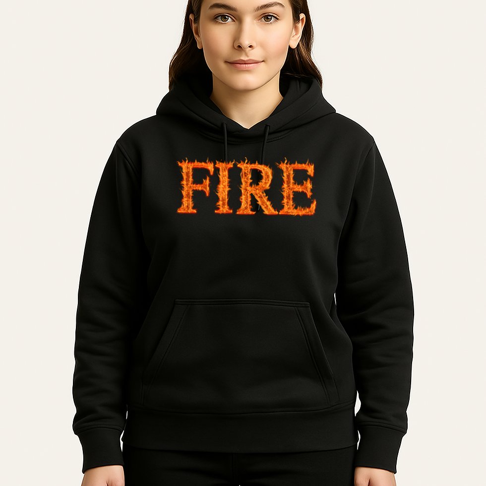 Flaming Fire Hoodie