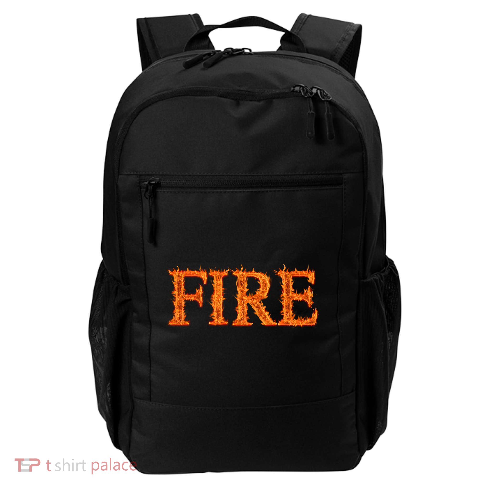 Flaming Fire Daily Commute Backpack