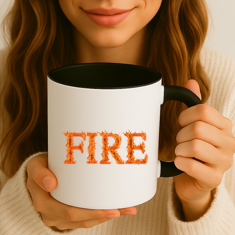 Flaming Fire Mug