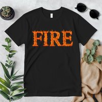Flaming Fire Premium T-Shirt