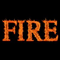 Flaming Fire Premium T-Shirt