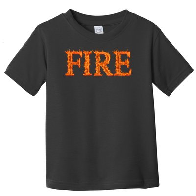 Flaming Fire Toddler T-Shirt