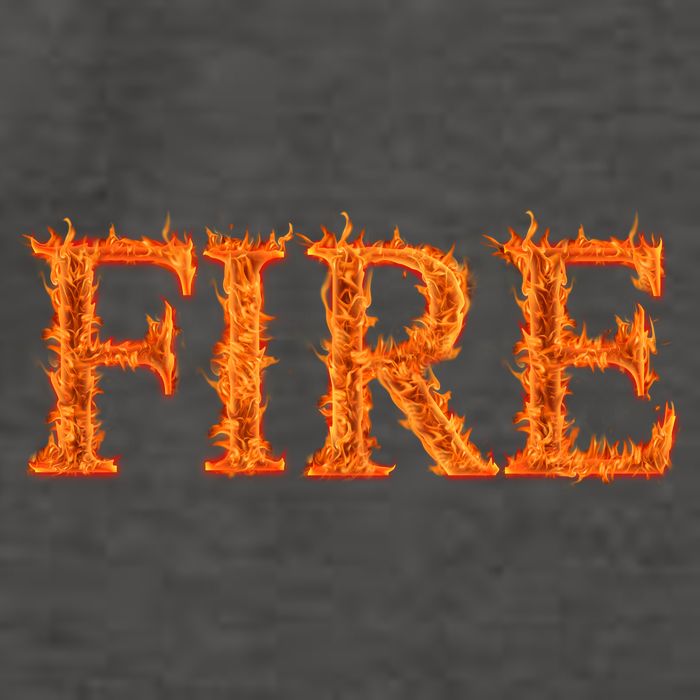 Flaming Fire Vector Backpack