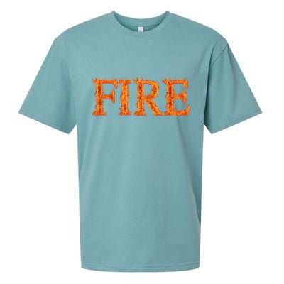 Flaming Fire Sueded Cloud Jersey T-Shirt