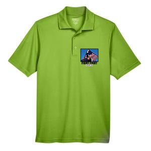 Fight Fight Fight For America Trump 2024 Assassination Attempt Men's Origin Performance Pique Polo