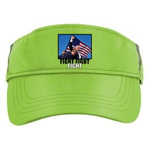 Fight Fight Fight For America Trump 2024 Assassination Attempt Adult Drive Performance Visor