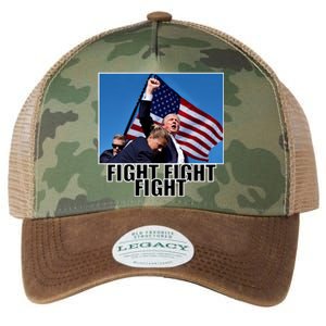 Fight Fight Fight For America Trump 2024 Assassination Attempt Legacy Tie Dye Trucker Hat