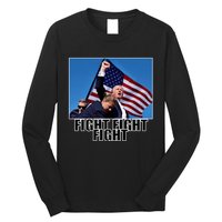 Fight Fight Fight For America Trump 2024 Assassination Attempt Long Sleeve Shirt