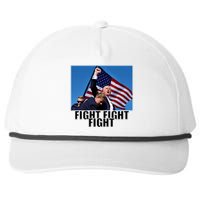 Fight Fight Fight For America Trump 2024 Assassination Attempt Snapback Five-Panel Rope Hat