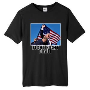 Fight Fight Fight For America Trump 2024 Assassination Attempt Tall Fusion ChromaSoft Performance T-Shirt