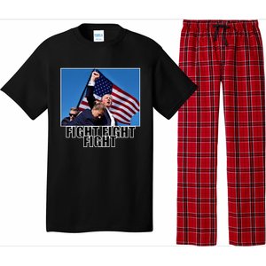 Fight Fight Fight For America Trump 2024 Assassination Attempt Pajama Set