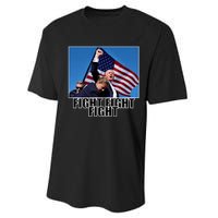 Fight Fight Fight For America Trump 2024 Assassination Attempt Performance Sprint T-Shirt