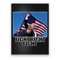 Fight Fight Fight For America Trump 2024 Assassination Attempt Poster