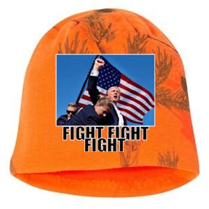 Fight Fight Fight For America Trump 2024 Assassination Attempt Kati - Camo Knit Beanie