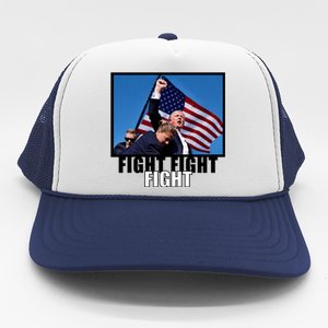 Fight Fight Fight For America Trump 2024 Assassination Attempt Trucker Hat