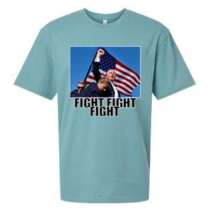 Fight Fight Fight For America Trump 2024 Assassination Attempt Sueded Cloud Jersey T-Shirt