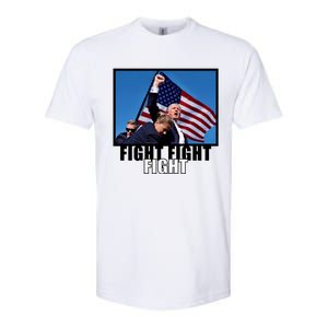 Fight Fight Fight For America Trump 2024 Assassination Attempt Softstyle CVC T-Shirt