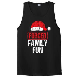 Forced Family Fun Winter Holidays Funny Christmas Gift PosiCharge Competitor Tank