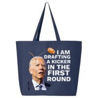 Funny Fantasy Football Confused Drafting Kicker Draft Party Gift 25L Jumbo Tote