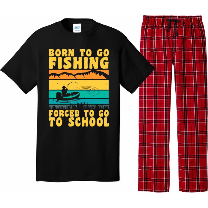 Funny Fisherman Fishing Rod Fishing Lovers Pajama Set