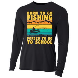 Funny Fisherman Fishing Rod Fishing Lovers Cooling Performance Long Sleeve Crew