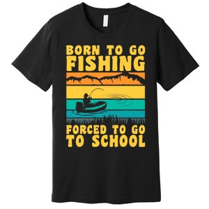 Funny Fisherman Fishing Rod Fishing Lovers Premium T-Shirt