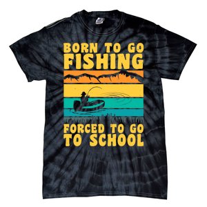 Funny Fisherman Fishing Rod Fishing Lovers Tie-Dye T-Shirt