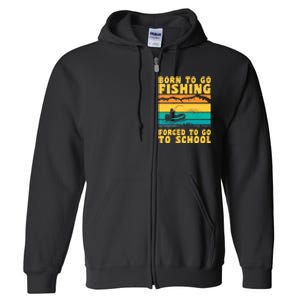 Funny Fisherman Fishing Rod Fishing Lovers Full Zip Hoodie