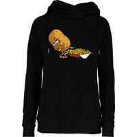 Funny French Fries Designs For  Potato Food Eaters Womens Funnel Neck Pullover Hood