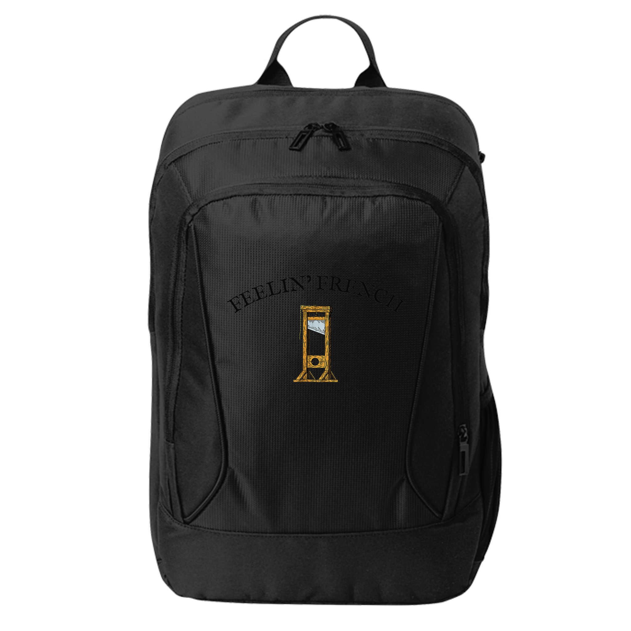 Feeling French Funny City Backpack