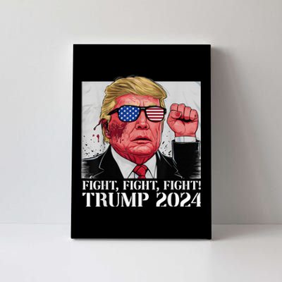 Fight Fight Fight! Trump 2024 Pennsylvania Rally Shooting Patriot Canvas