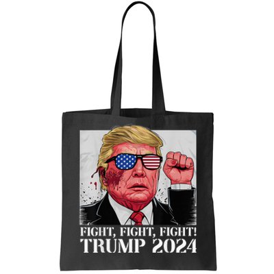 Fight Fight Fight! Trump 2024 Pennsylvania Rally Shooting Patriot Tote Bag