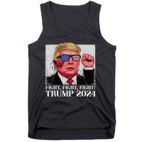 Fight Fight Fight! Trump 2024 Pennsylvania Rally Shooting Patriot Tank Top