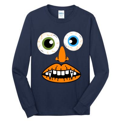 Funny Face For Halloween Costume Tall Long Sleeve T-Shirt