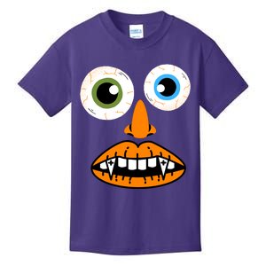 Funny Face For Halloween Costume Kids T-Shirt